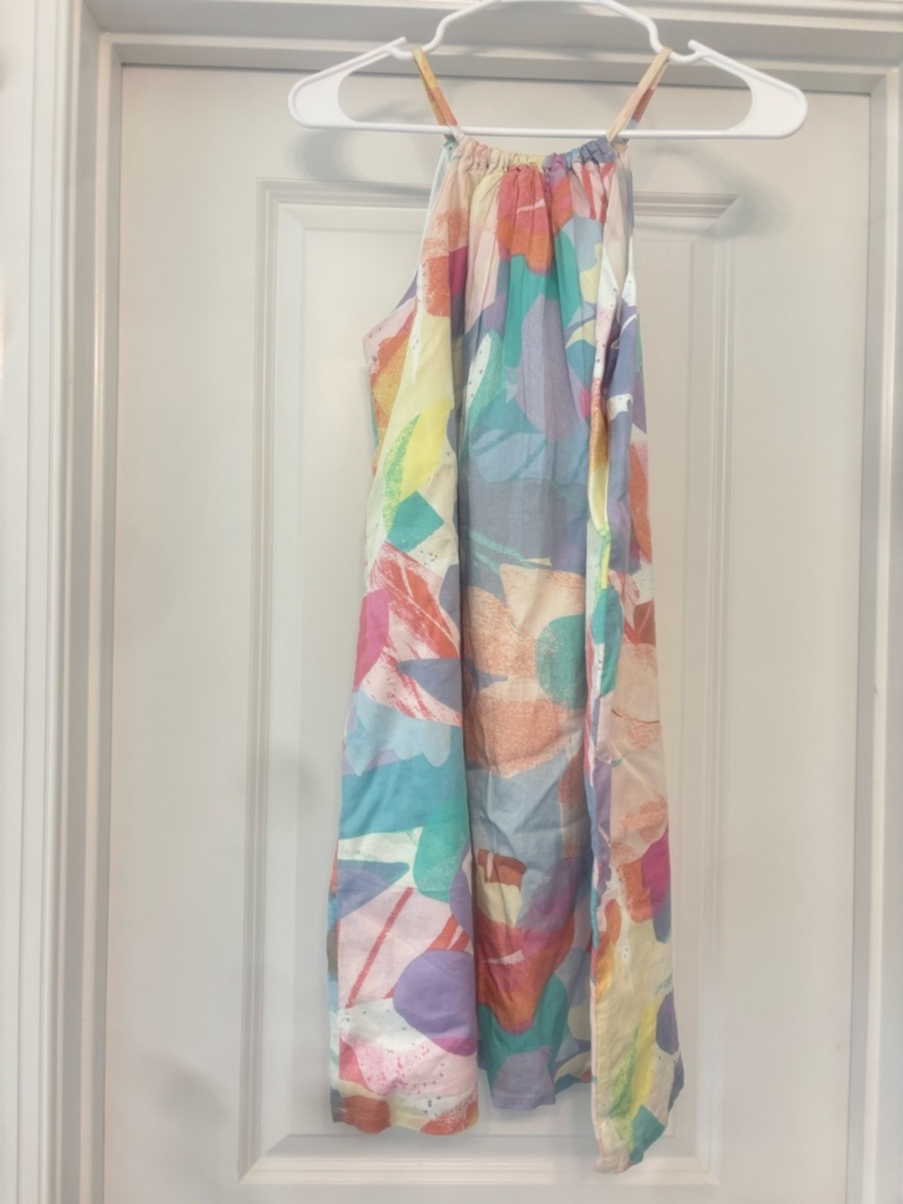 GAP Pastel Elastic-Waist Sundress in Mint, Lavender, Peach